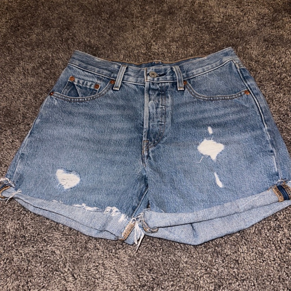 Levi's Blue Jean Shorts